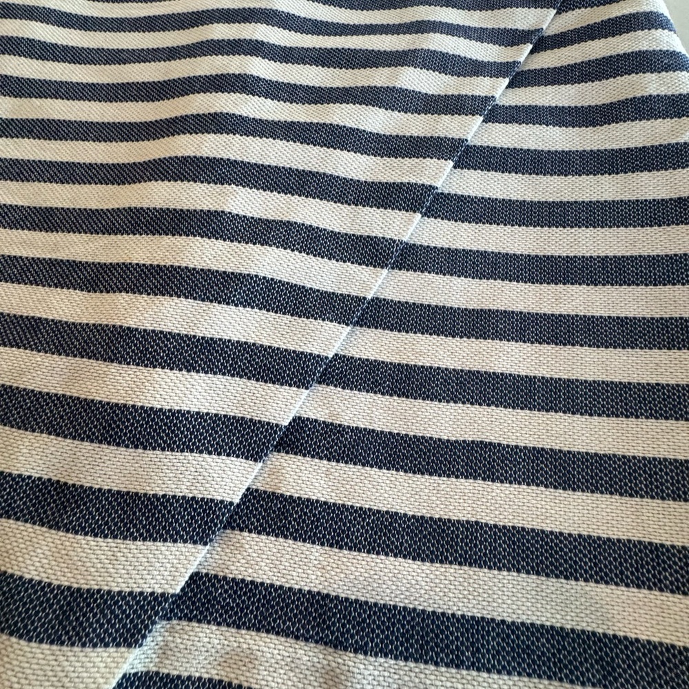 J. Crew Navy and White Striped Mini Skirt - Picture 2 of 12